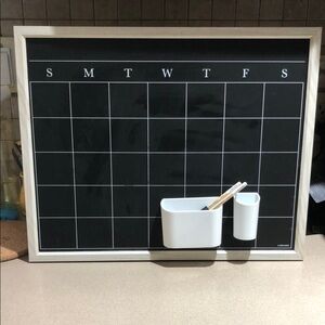 Weekly Planner Board with White Frame